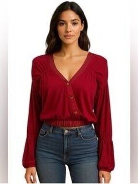 FP Movement by Free People Dakota Ls Layer Top- Size M